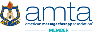 A logo for american massage therapy association.